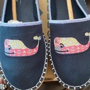 New Girl's Big Kid's Sperry x Vineyard Vines Skysail Canvas Espadrille
